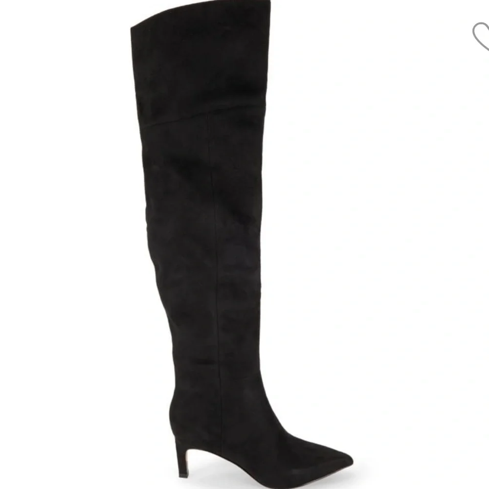 🌸MARC FISHER🌸 Qulie Over The Knee Boots In Black  Size: 6.5